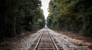Железная дорога уходит за горизонт (36 фото + 2 видео)