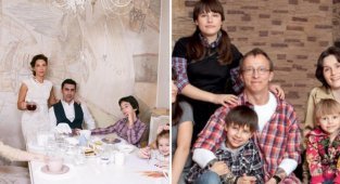 Отцы-молодцы: российские знаменитости, у которых большая семья (9 фото)