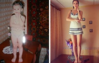 Люди делятся своими детскими фото и сравнивают, как они выглядели тогда и сейчас (15 фото)