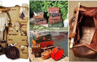 Путешествия и ностальгия: старинные дорожные чемоданы (22 фото)