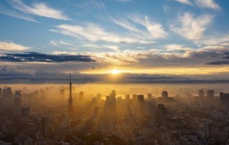 Роскошные панорамы Токио (13 фото)