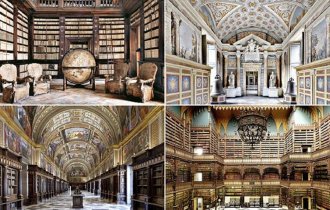 Самые красивые библиотеки мира (42 фото)
