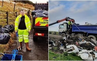 Британский подросток расчистил 18 тонн мусора в своем городе (11 фото)
