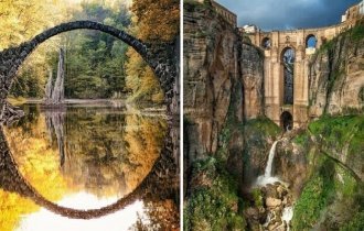 10 сказочно красивых арочных мостов мира, которые захочется увидеть вживую (19 фото + 9 видео)