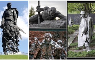 Мертвый город: 20 самых пронзительных солдатских мемориалов (22 фото)