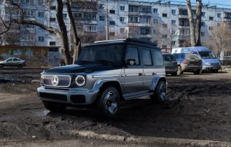 Как выглядели бы современные концепты Mercedes в российских реалиях (5 фото)
