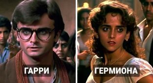 Harry Potter and the Bollywood star: what the film would have been like if it had been filmed in India (16 photos + 1 video)