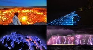 Stunning nature: “the gates of hell,” an invasion of crabs and other amazing phenomena from around the world (13 photos)