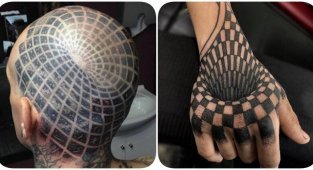 23 потрясные трехмерные татуировки, ломающие мозг (24 фото)