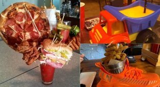 Limitless fantasy: cafes and restaurants that have gone overboard with cool and not-so-cool food presentation (16 photos)