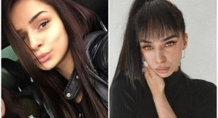 20 девушек до и после макияжа: : некоторые так изменились, что их сложно узнать (21 фото)