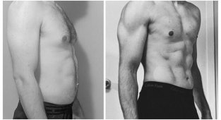 Тот же вес, другое тело: 30 примеров "до" и " после" тренировок в спортзале (31 фото)