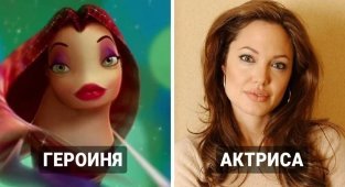 13 героев  из мультфильмов, чьи внешность и повадки были срисованы  со звёзд, которые их озвучивали (14 фото)