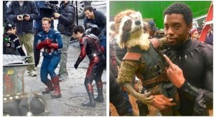 Закулисье Marvel: забавные и неожиданные фотографии со съемок (41 фото)