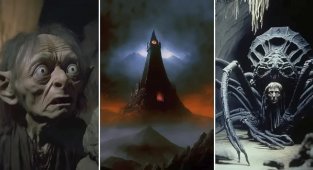 Если бы «Властелин колец» был мрачным фэнтези 80-х: взгляд нейросети Midjourney (21 фото + 1 видео)
