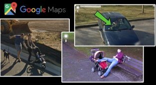 Компрометирующие кадры с Google Maps, которых не должно было быть (18 фото)