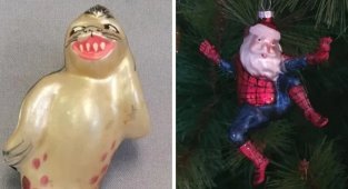 17 toys that will make the New Year tree unique, and will surprise and make others laugh (18 photos)