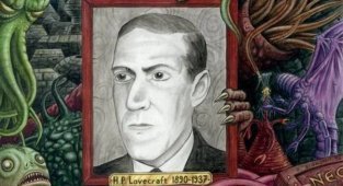 The life of Lovecraft - a hickey, a racist and a genius (19 photos)