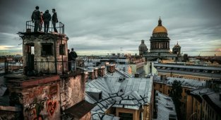 Крыши Санкт-Петербурга (40 фото)