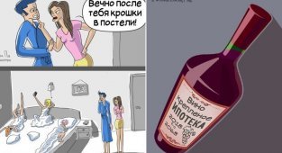 Русский программист рисует комиксы-каламбуры, используя игру слов (41 фото)