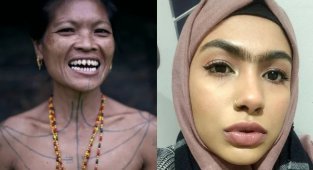 Дико красивая Азия: странные и даже пугающие каноны красоты азиатских женщин (7 фото)