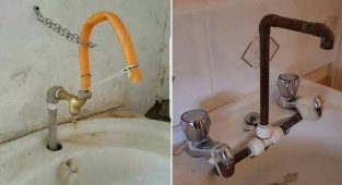 Забудьте всё, чему вас учили немецкие фильмы. Смесительные будни сантехника (17 фото)