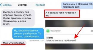 Убойные сообщения, которые могли отправить друг другу только родственники (14 фото)