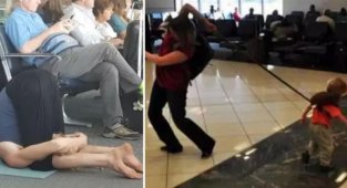 18 сумасшедших вещей, которые не ожидаешь встретить в аэропорту (19 фото)
