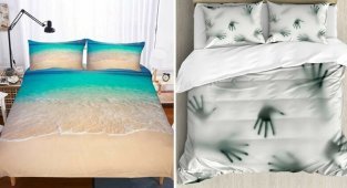 Постельное бельё для тех, кто не привык спать на белых простынях (24 фото)