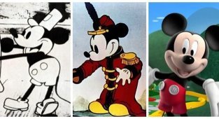 Как изменились популярные мультипликационные герои: тогда и сейчас (10 фото)