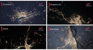 Космонавт Олег Кононенко заснял российские города с околоземной орбиты (18 фото)