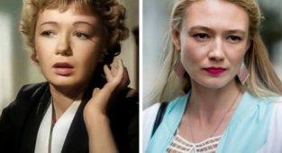 Советские и российские кинозвезды в одном и том же возрасте (13 фото)