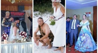 Фотографии со странных свадеб: апофеоз безвкусицы (36 фото)