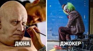 15 свежих закадровых снимков со съёмок фильмов, вышедших совсем недавно (18 фото)