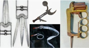 25 примеров страшного старинного оружия, от которого у вас пойдет мороз по коже (34 фото)