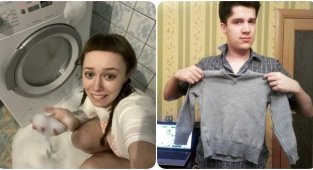 14 cases when washing did not go according to plan (15 photos)