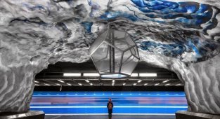 Стокгольмский метрополитен (14 фото)