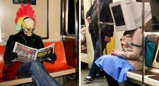 17 доказательств того, что поездка в метро таит в себе много сюрпризов (18 фото)