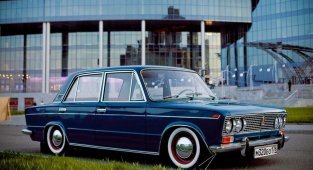 Самый первый автомобиль Жигули класса люкс – ВАЗ -2103 и его особенности (5 фото)