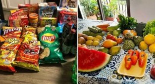 12 людей из разных стран показали, сколько стоят и как выглядят их продуктовые корзины (13 фото)