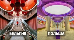 17 станций метро разных стран, которые считаются одними из самых впечатляющих и красивых в мире (20 фото)