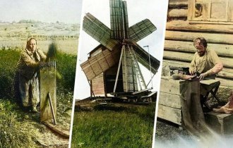 Уникальные цветные фото крестьян России XIX века (20 фото)