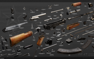 Анатомия оружия или оружие в разобранном виде. Фотоподборка (33 фото + 1 видео)