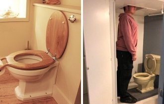 17 странных дизайнов ванных комнат и туалетов (18 фото)