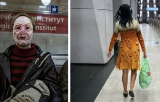 Strange people from the subway who continue to surprise us (17 photos)