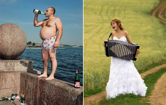 Фотографии, показывающие, насколько похожи городские и деревенские свадьбы (29 фото)