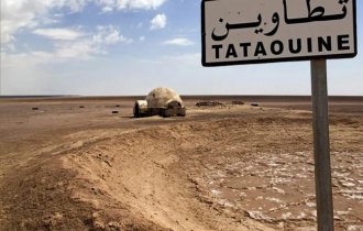 Где находится настоящий Татуин и что там осталось от "Звёздных войн" (12 фото)
