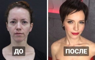 Чудеса макияжа: 20 женщин до и после (20 фото)