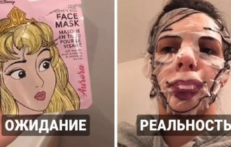 14 случаев,  когда люди примерили тканевые маски с рисунками, и доказали,  что красота — страшная сила! (15 фото)