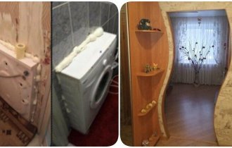17 убойных ремонтов в квартирах, до которых могли додуматься только идиоты (18 фото)